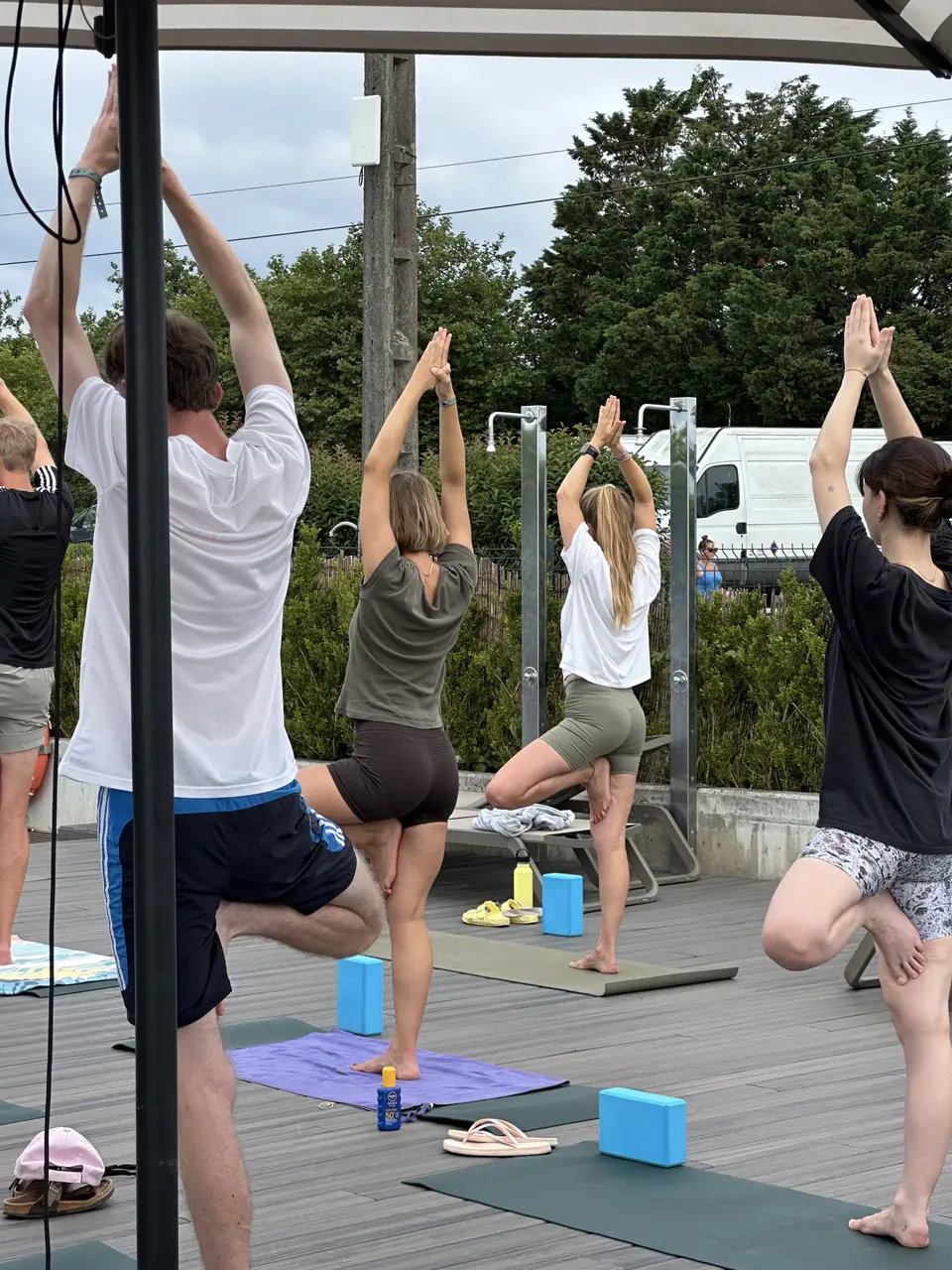 Una clase al aire libre en Galicia