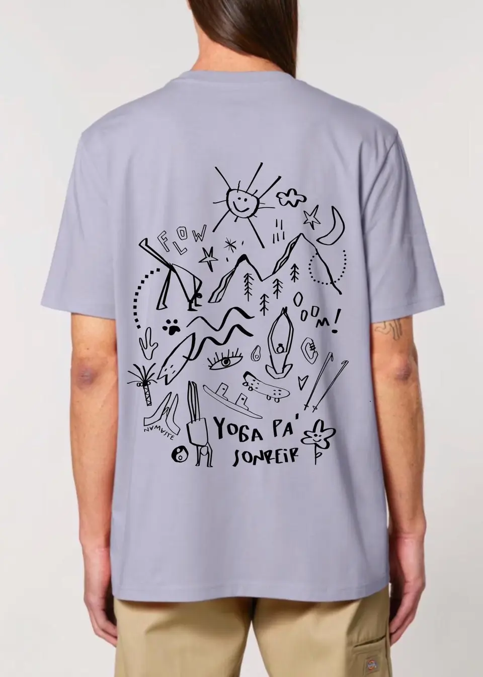 Camiseta Mont & Camp — Lila